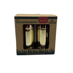 Hand Painted Bullet Salt and Pepper Shakers